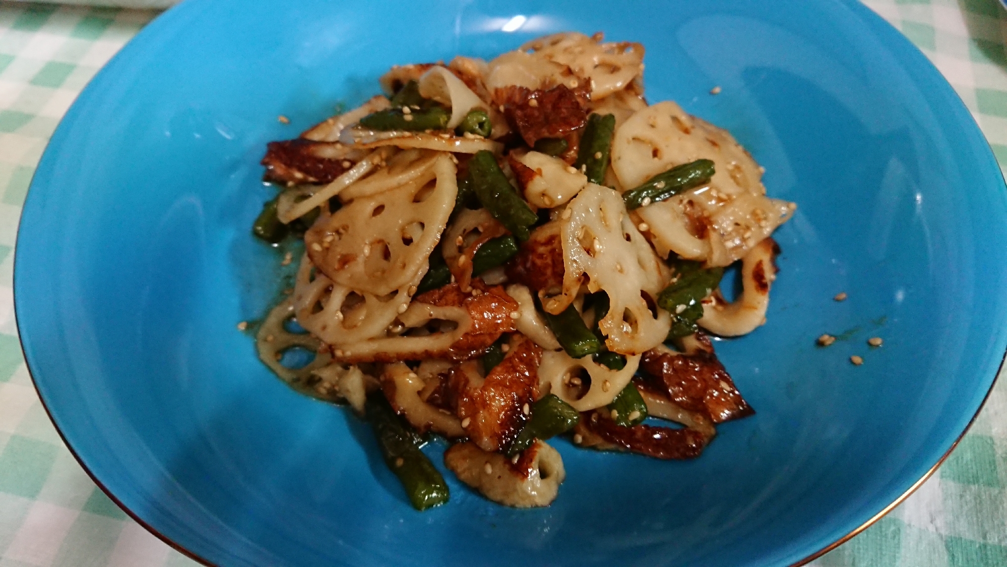 時短 レンコンきんぴら おつまみにも!