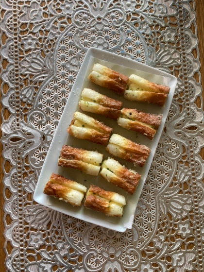 簡単なのにとっても美味しかったです♪おやつにもおつまみにも、大好評でした！