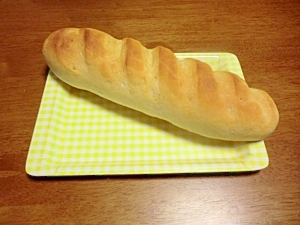 じっくり作るフランスパン