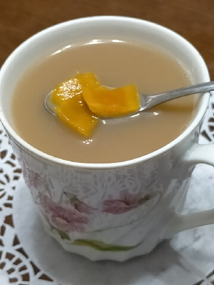 ホッと☆マンゴーきなこカフェラテ♪