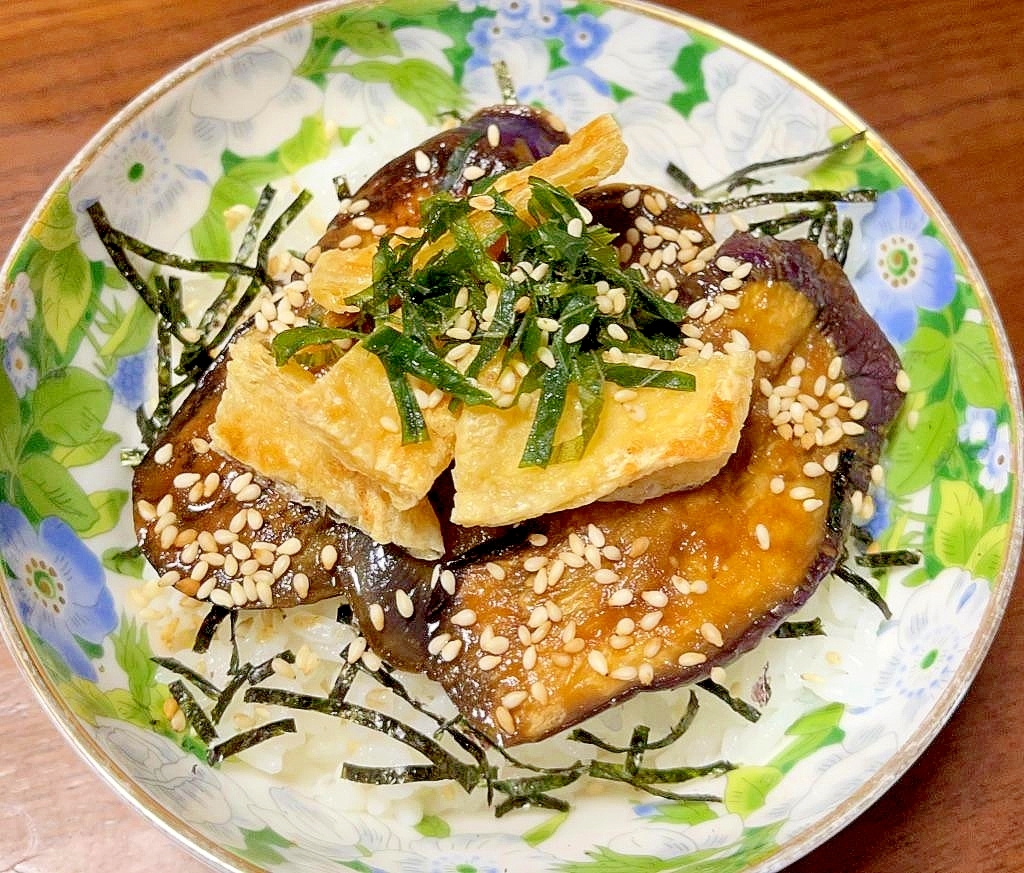 ナスの中華風南蛮漬け丼