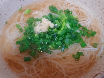 お吸い物にゅうめん