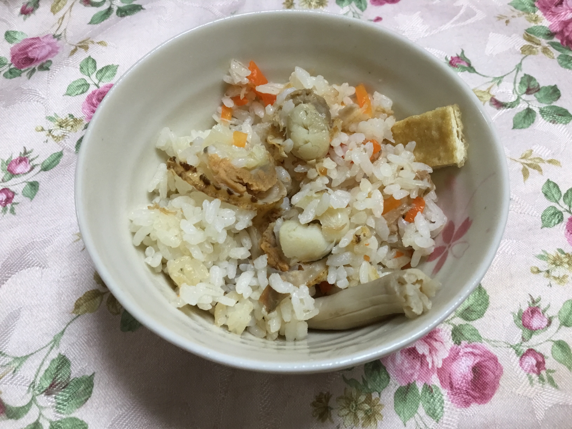 ホタテの炊き込みご飯