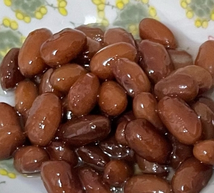 たった加圧３分でできる金時豆のふっくら甘煮♪