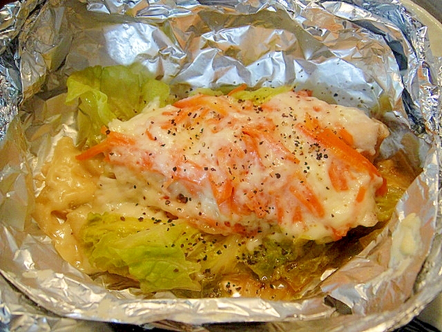 鶏むね肉のチーズホイル焼き レシピ 作り方 By Mint 楽天レシピ