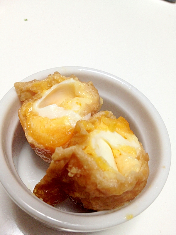 材料2つ 卵稲荷 余ったおいなりさんのおあげ活用 レシピ 作り方 By とっこ 楽天レシピ 材料2つ 卵稲荷 余ったおいなりさんのおあげ活用 レシピ 作り方 By とっこ 楽天レシピ