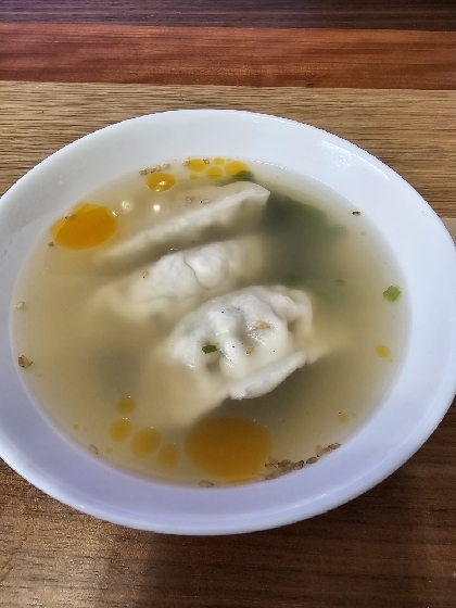 焼き餃子リメイク《中華スープ》