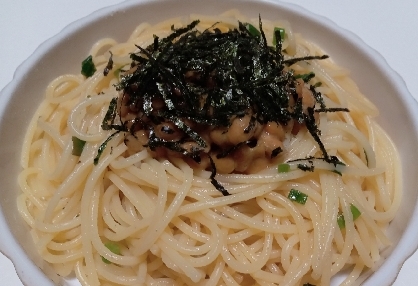 簡単♪我が家の“納豆パスタ”