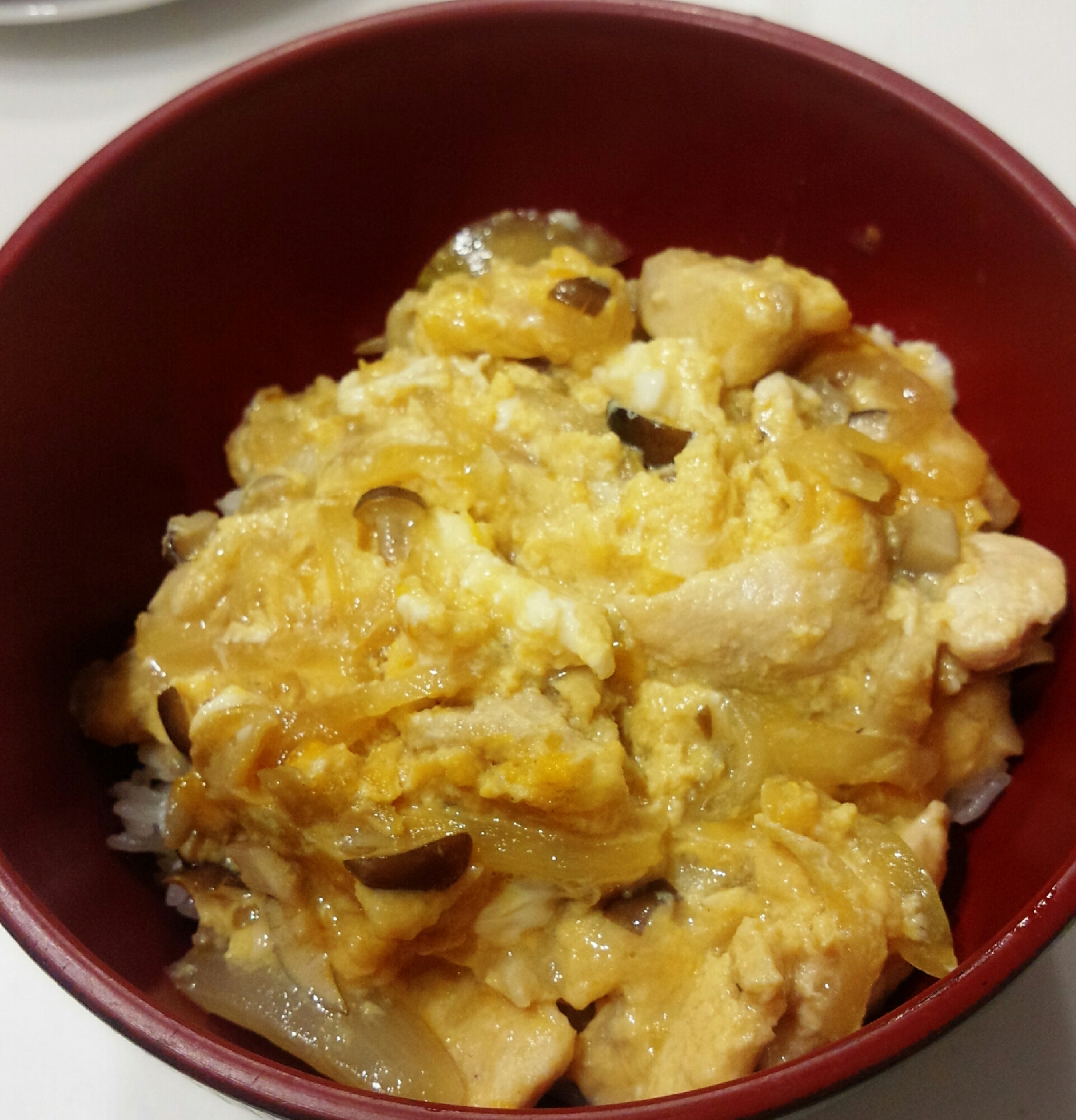 しめじ入り♪親子丼