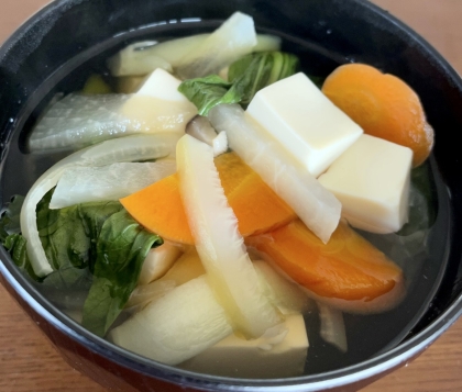ドレミ3さん、こんにちは♪
簡単に美味しいスープができました٩(๑❛ᴗ❛๑)۶
素敵なレシピ、ありがとうございます！！