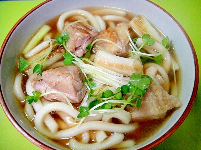 焼きネギと鶏肉のあったかうどん レシピ 作り方 By Mint74 楽天レシピ