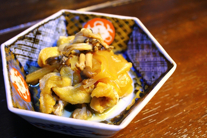 かんぴょうと油揚げの煮つけ