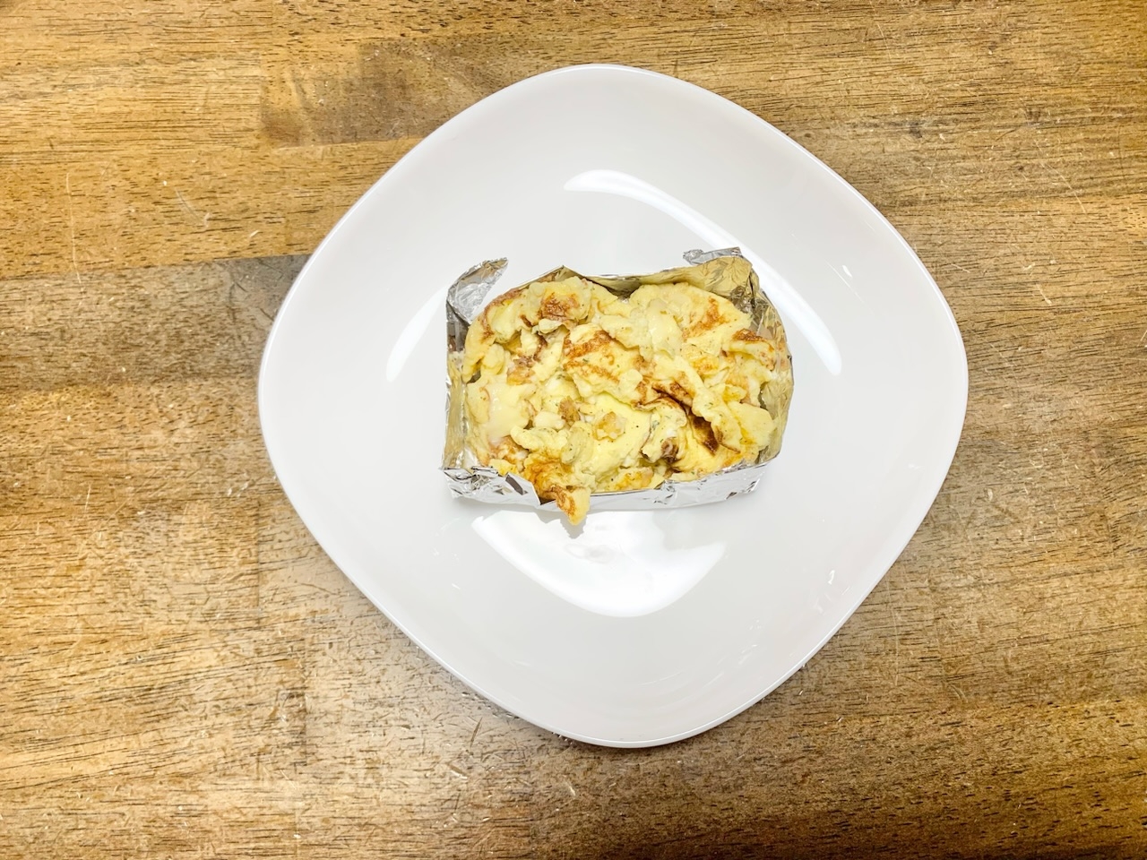 お弁当レシピ　チーズとパセリのスクランブルエッグ