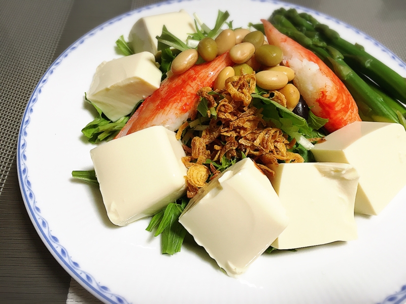水菜☆豆腐サラダ