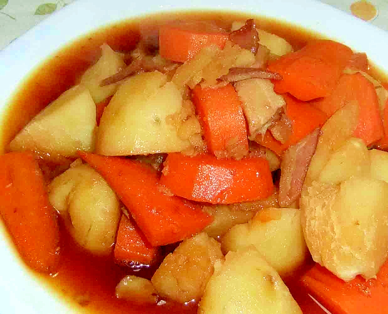 じゃがいも人参ベーコンの煮物 レシピ 作り方 By Amago019 楽天レシピ