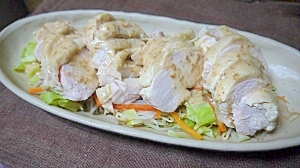 安い!うまい!ヘルシー!万能ゆで鶏の温野菜添え