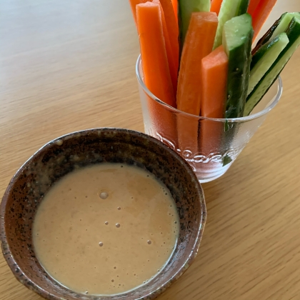 味噌マヨネーズ、とっても美味しかったです★お野菜がもりもり食べられました♩ごちそう様です！