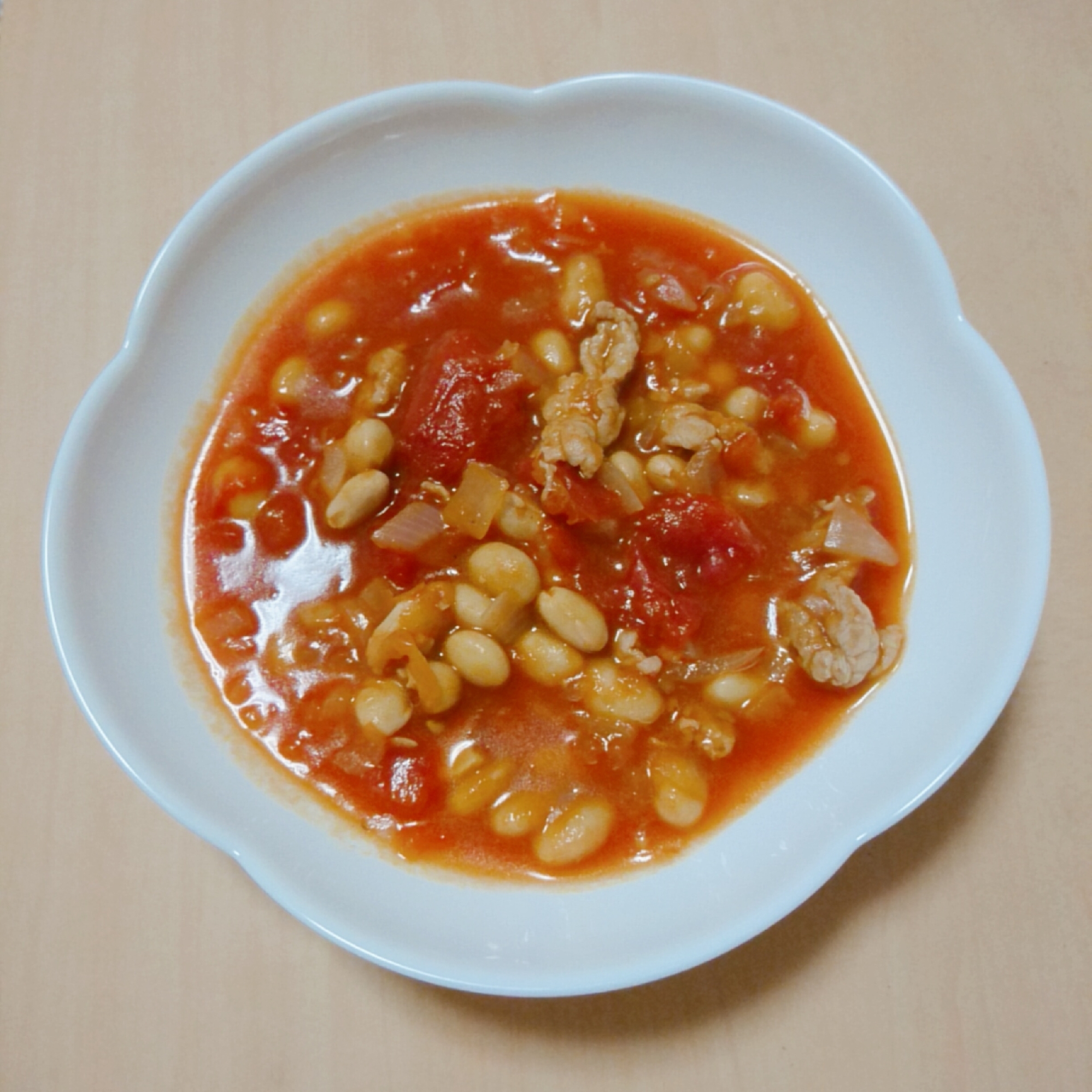 トマト缶使用◆簡単◆大豆のトマト煮