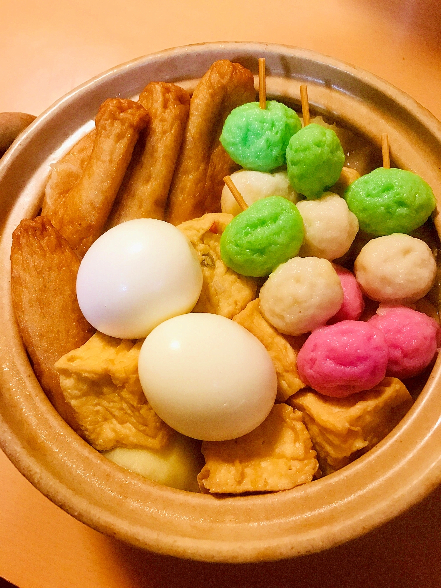 めんつゆおでん●ねりものいろいろおでん