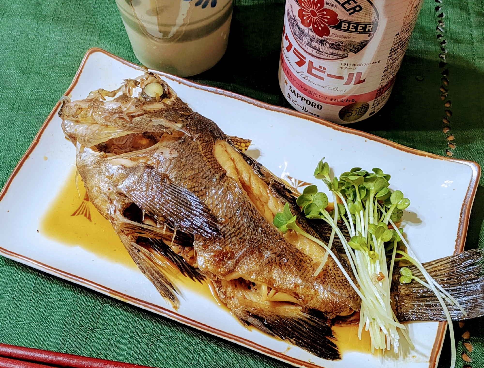 【主菜】春告魚メバルの煮付け