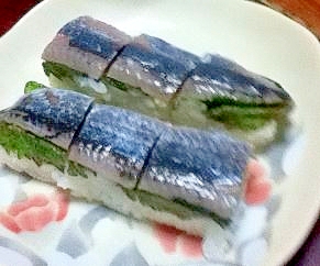 〆サンマの棒寿司【コレステロール予防】