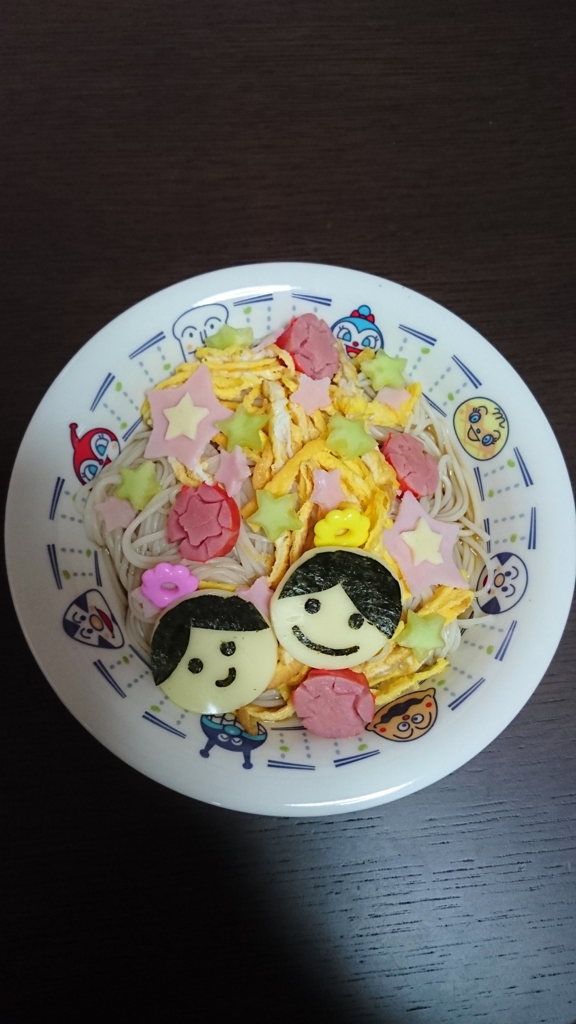 キラキラ素麺♪七夕メニュー