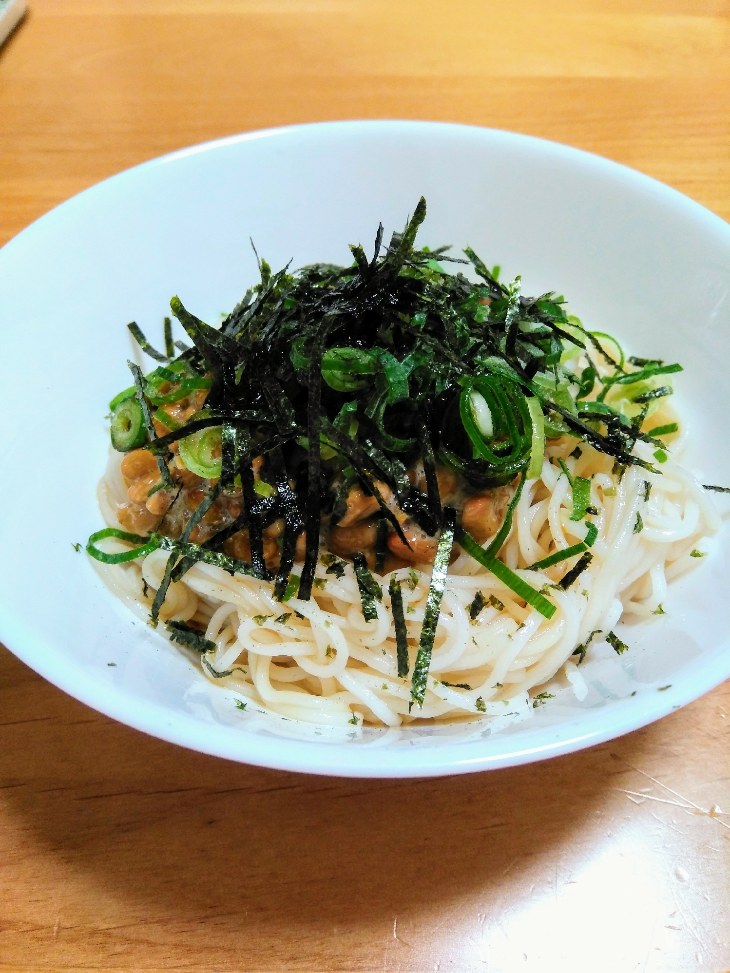 簡単！すぐできる納豆そうめん☆