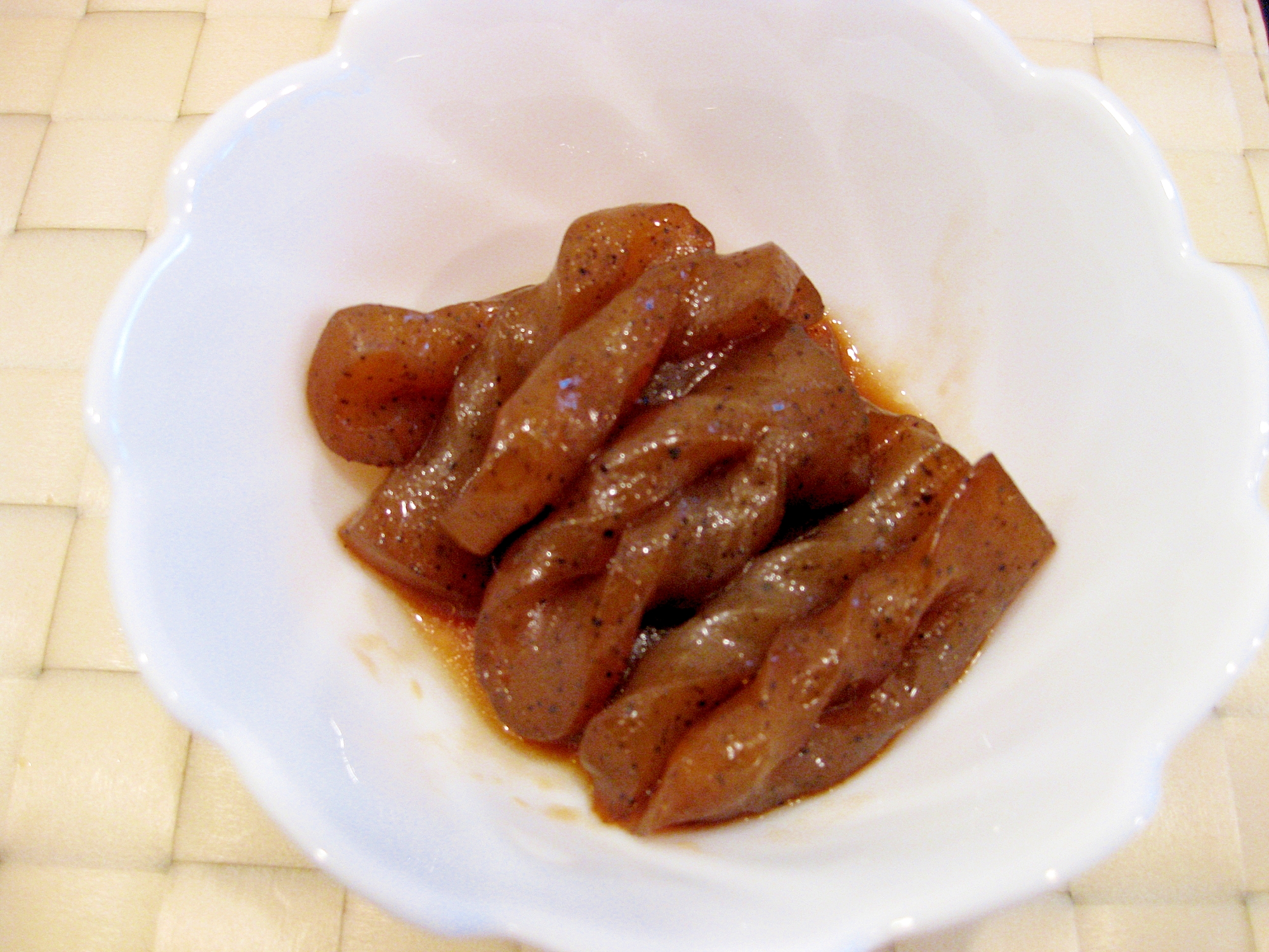 こんにゃくの照り焼き