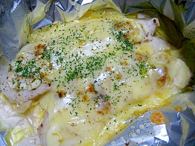 絶品!ささみのホイル焼き