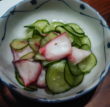 すし酢で簡単☆たこときゅうりの酢の物