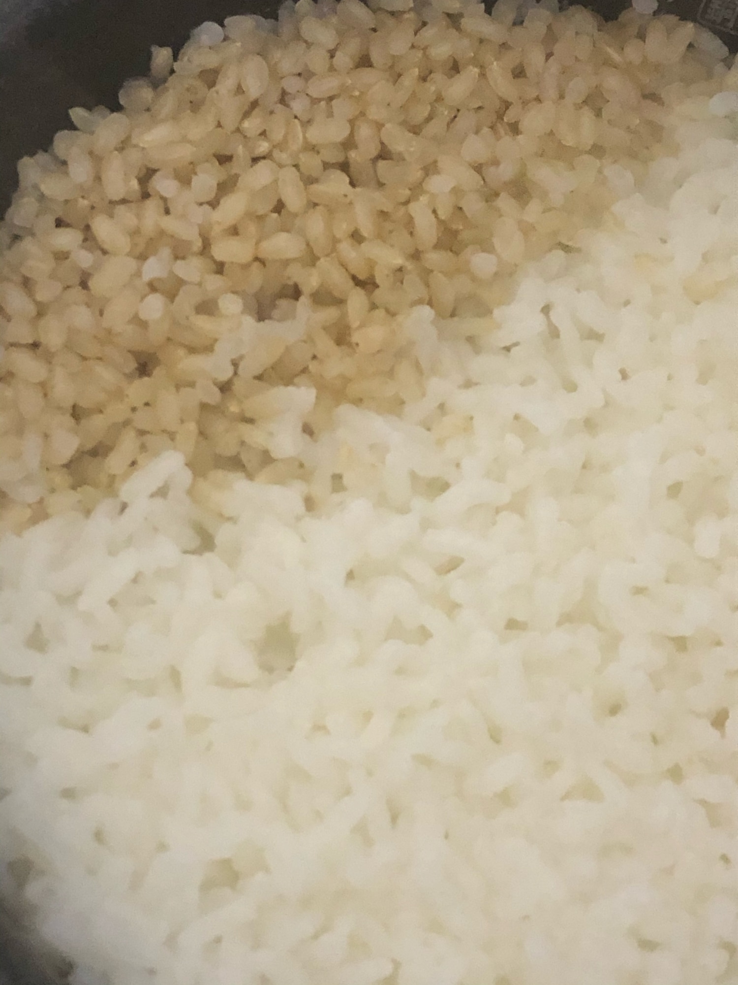 玄米 と 白米 一緒 に 炊く