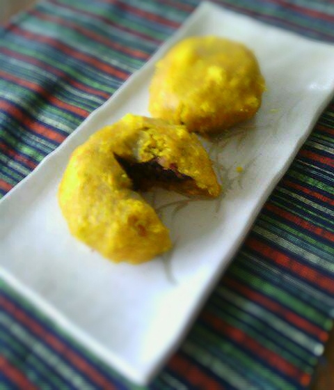 レンジで作る あんこ入りのもっちりかぼちゃ餅 レシピ 作り方 By ヘルムート 楽天レシピ