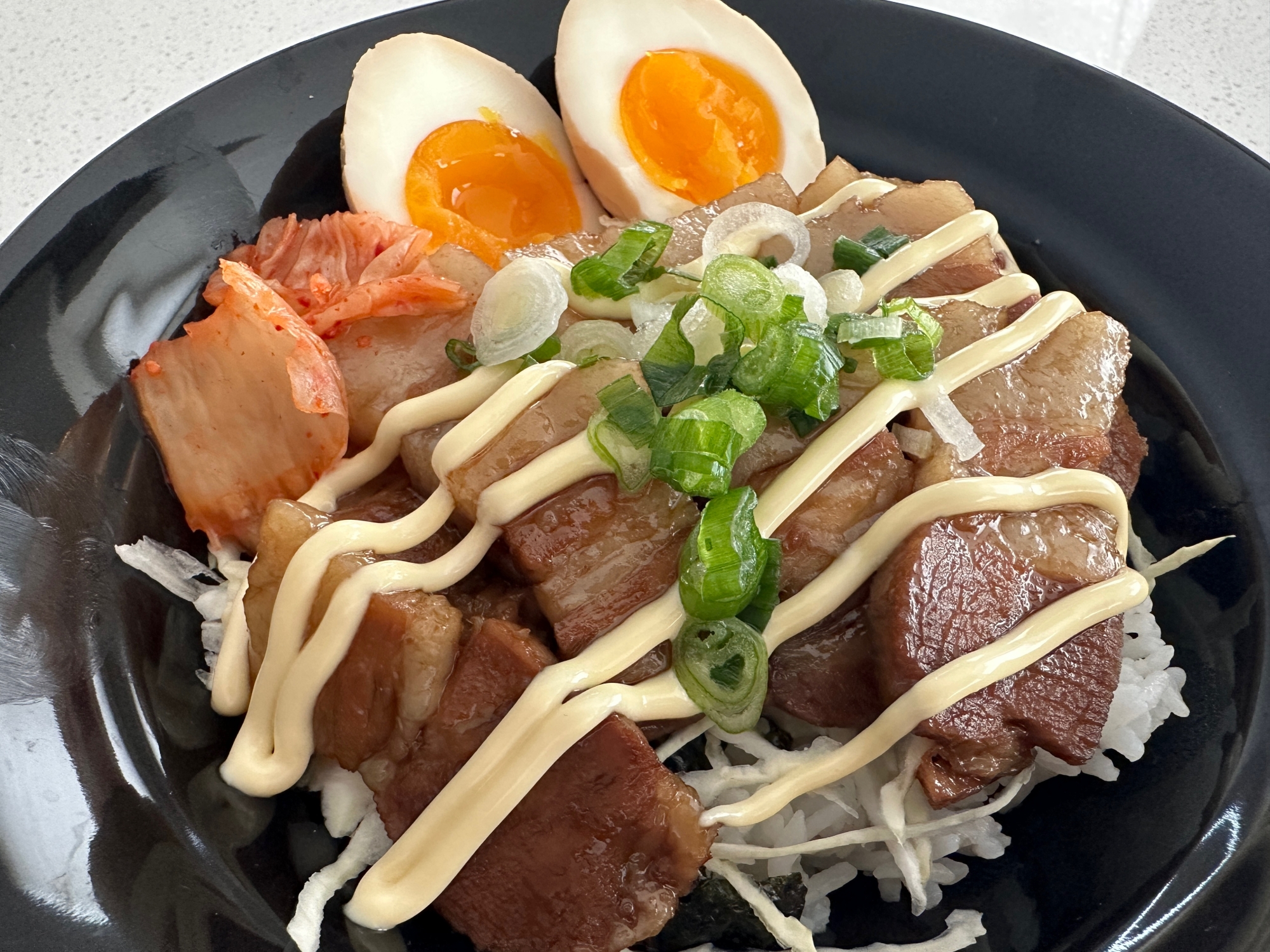 チャーシューマヨ丼のレシピ
