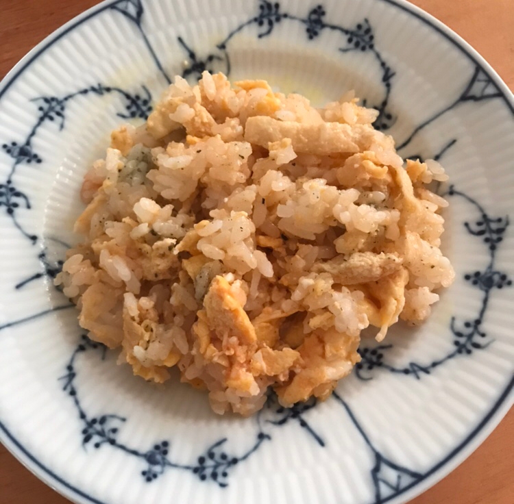 油揚げの刻み青じそチャーハン