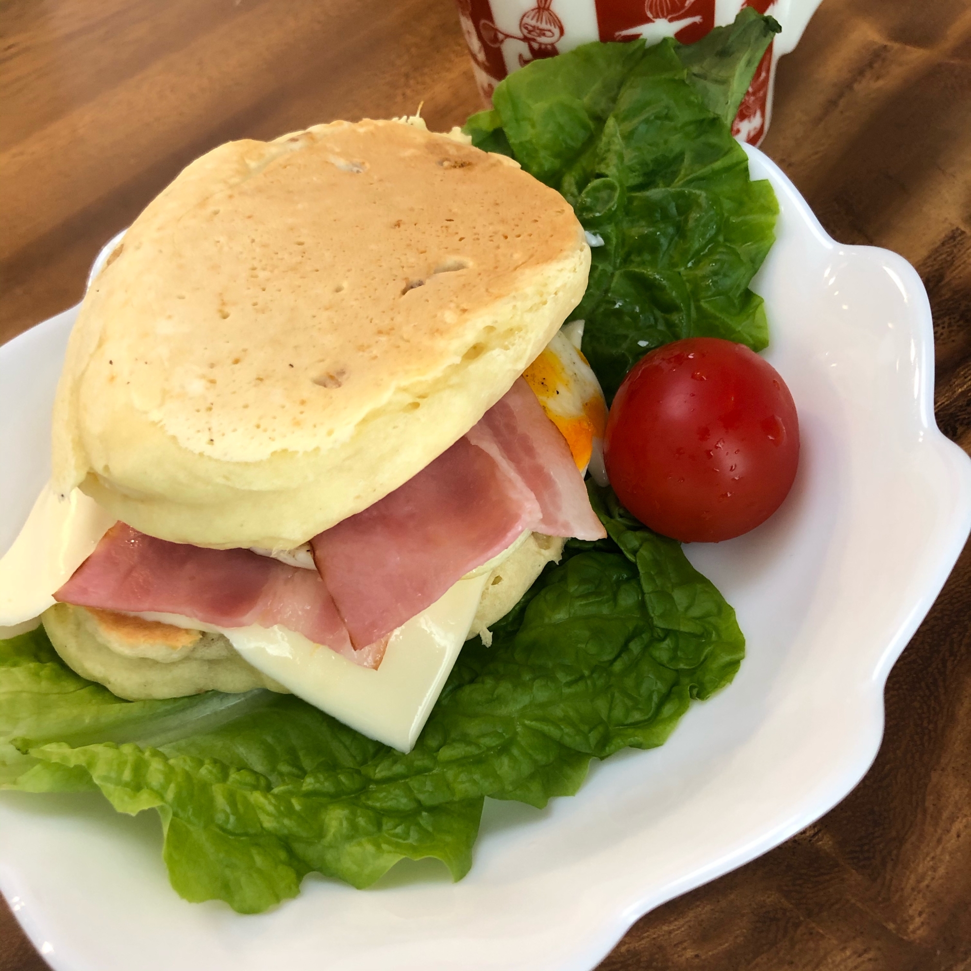 朝マック風マックグリドル　ベーコン&エッグ&チーズ