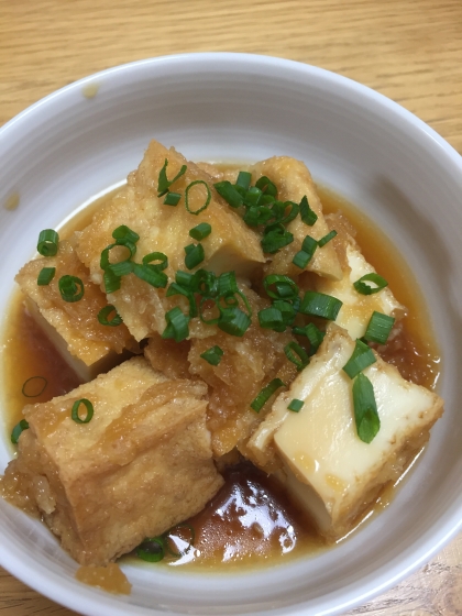 麺つゆで簡単❤︎厚揚げのおろし煮