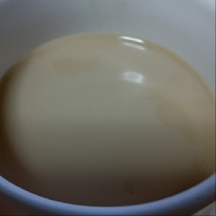 カフェオレ おろし生姜入れてぽかぽか