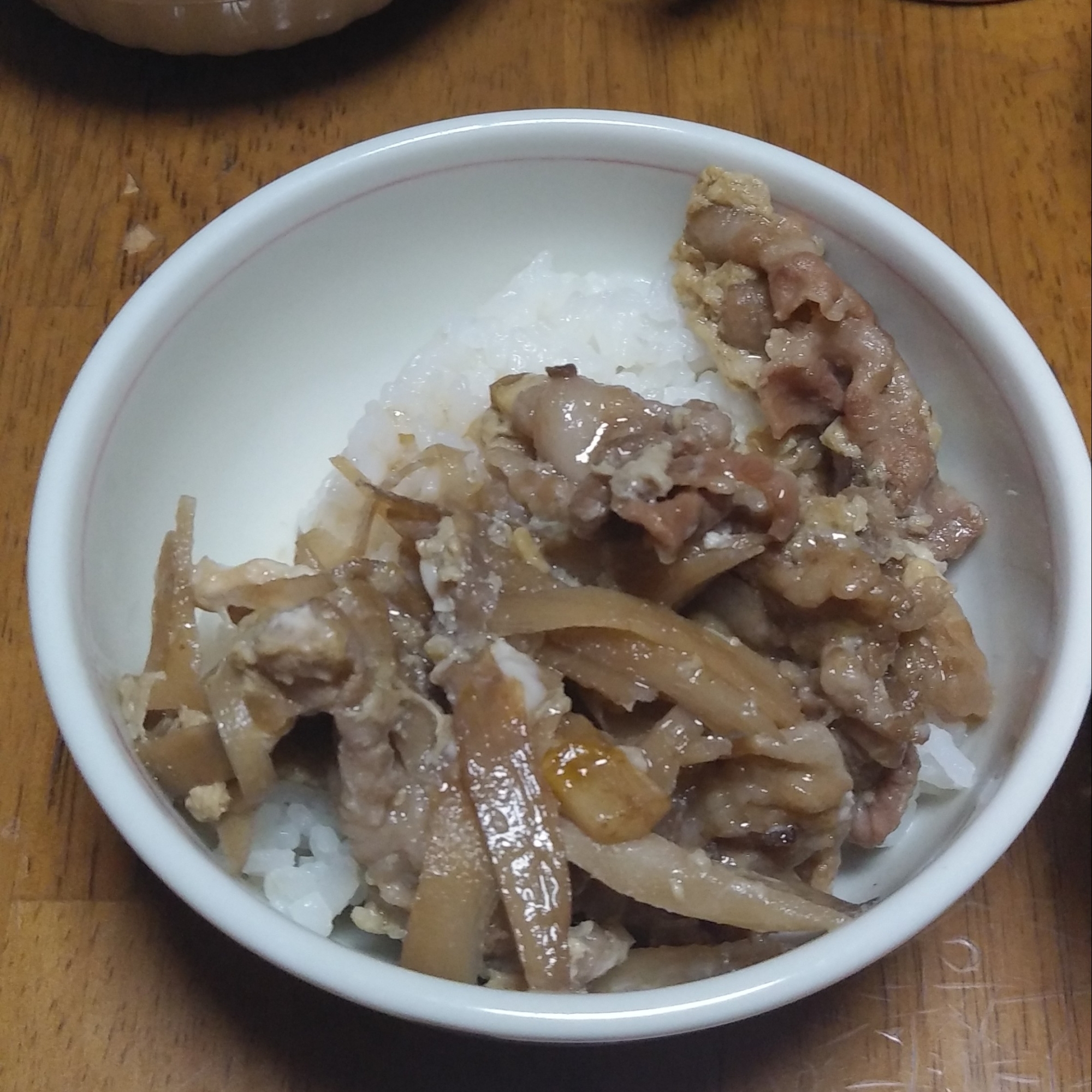 牛ごぼう丼