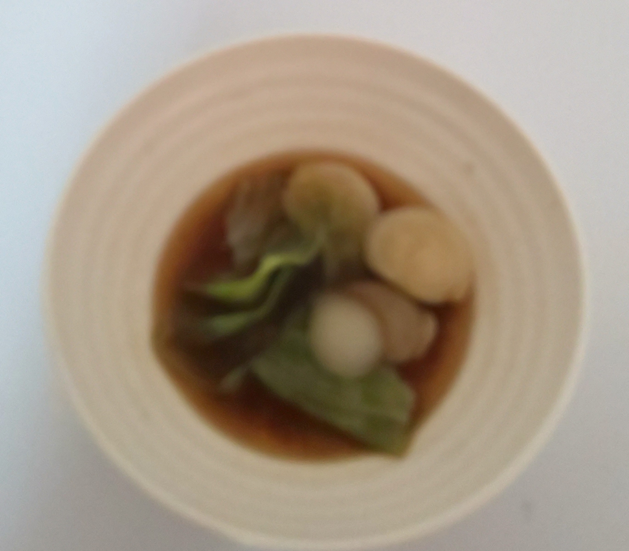 かぶとキャベツの味噌汁