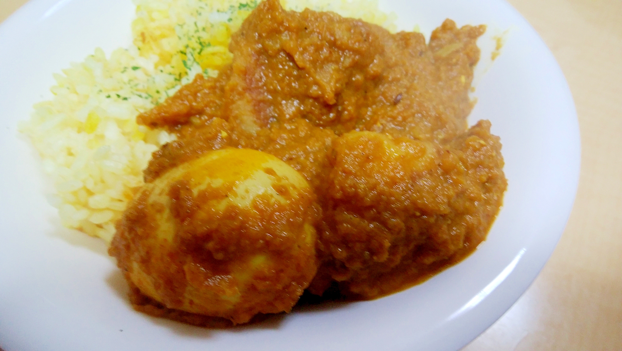 【インドカレー】卵とジャガイモのカレー