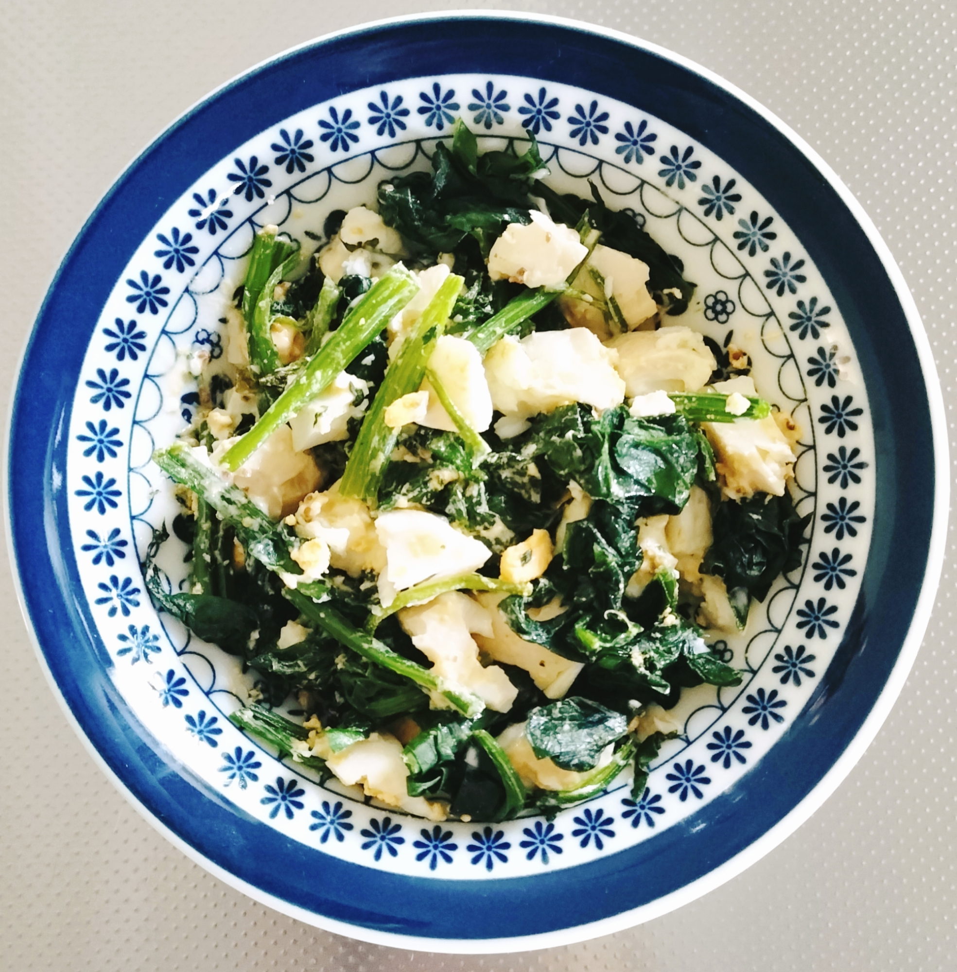 【デリ風♪】ほうれん草の卵マスタードサラダ