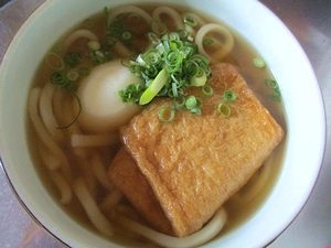 甘辛おアゲが大好き　「きつねうどん」　　　♪♪