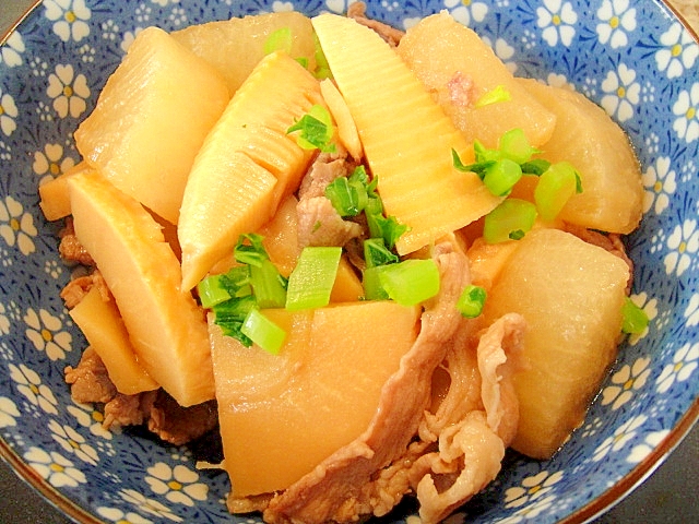 大根とたけのこ豚肉の煮物 レシピ 作り方 By Mint74 楽天レシピ 大根とたけのこ豚肉の煮物 レシピ 作り方 By Mint74 楽天レシピ