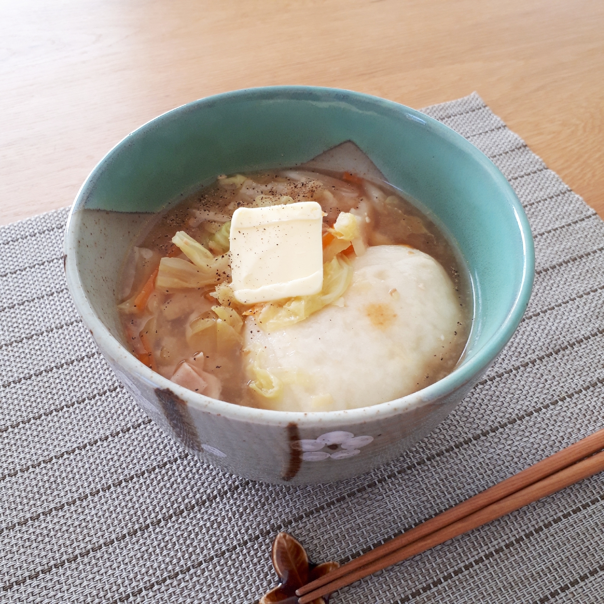 野菜たっぷり☆味噌バター雑煮