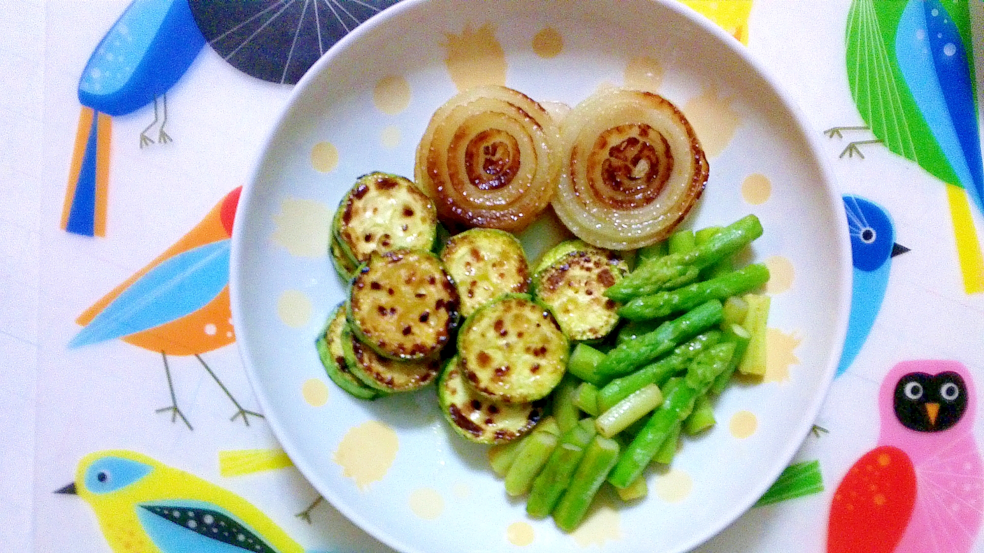 夏野菜のオリーブオイル焼き