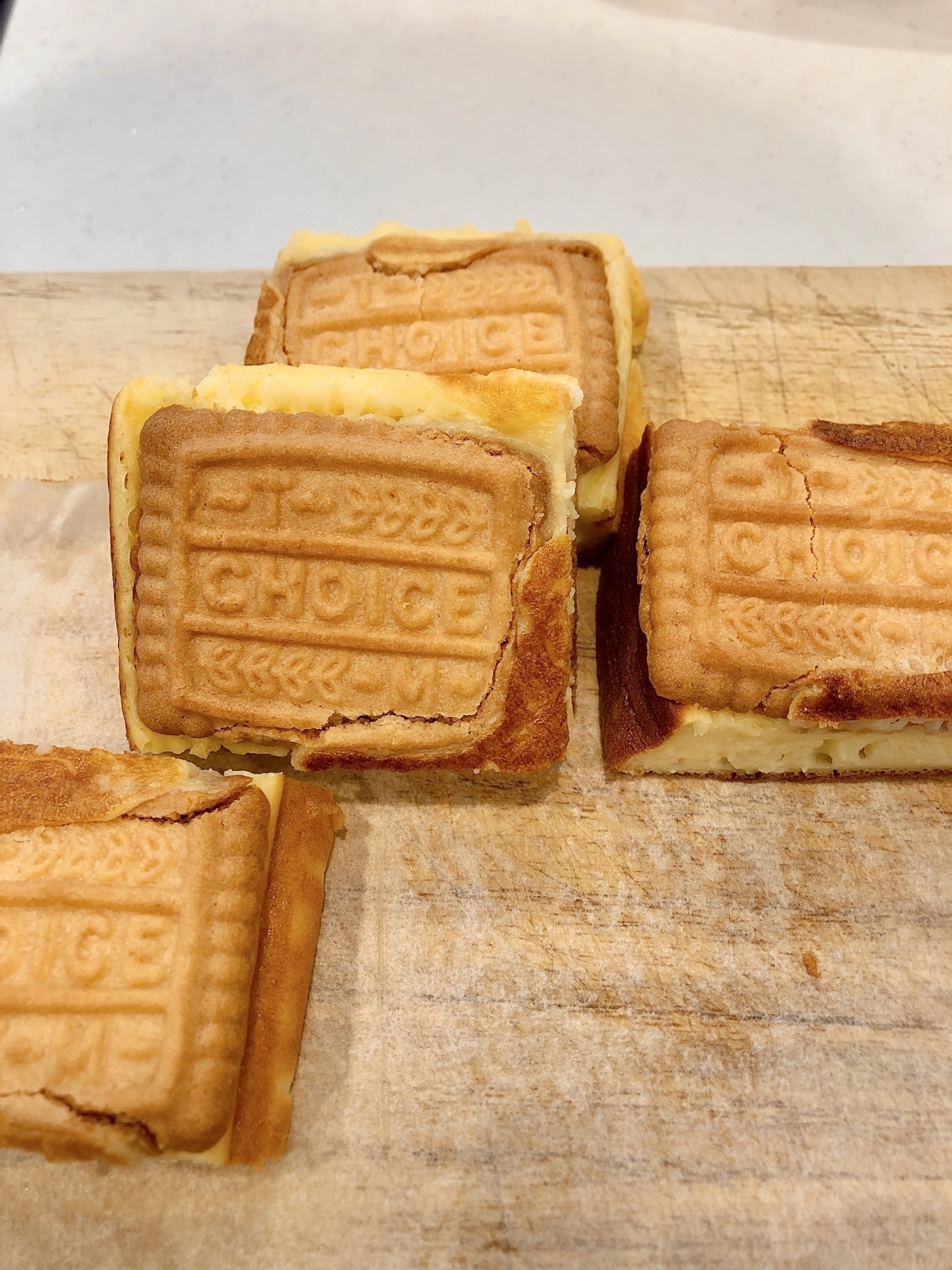 卵焼き器で♪水切りなしのヨーグルトケーキ