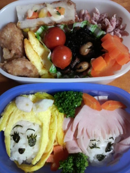 ♪スイートプリキュア♪メロディ*リズムのお弁当♪