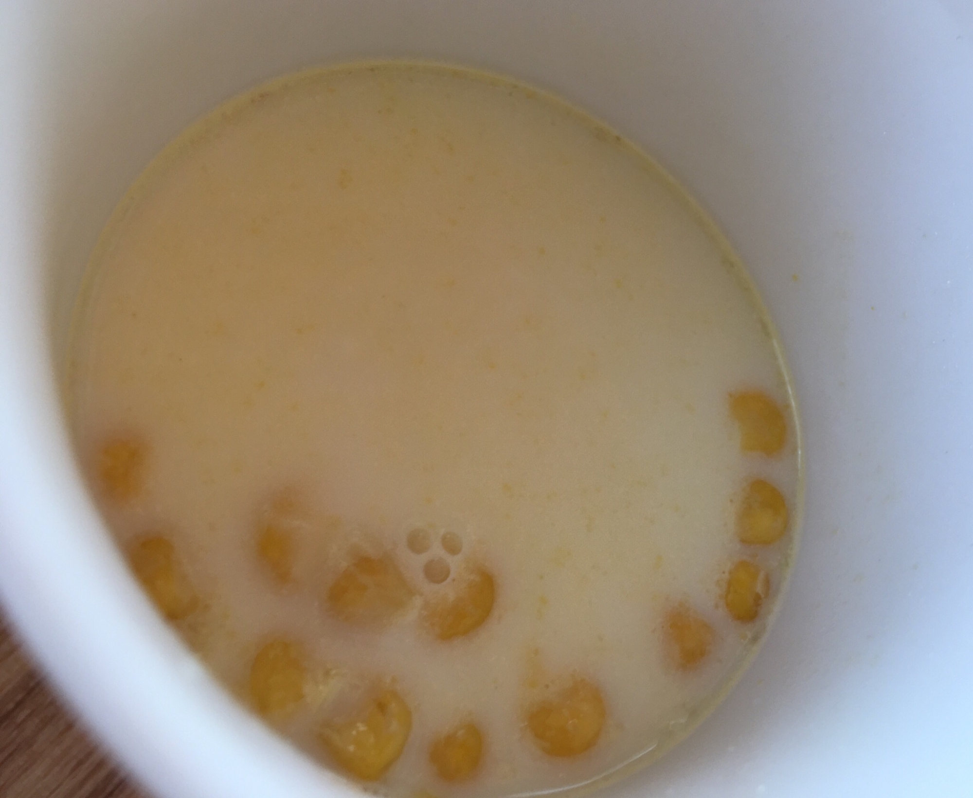 コーン豆乳味噌スープ