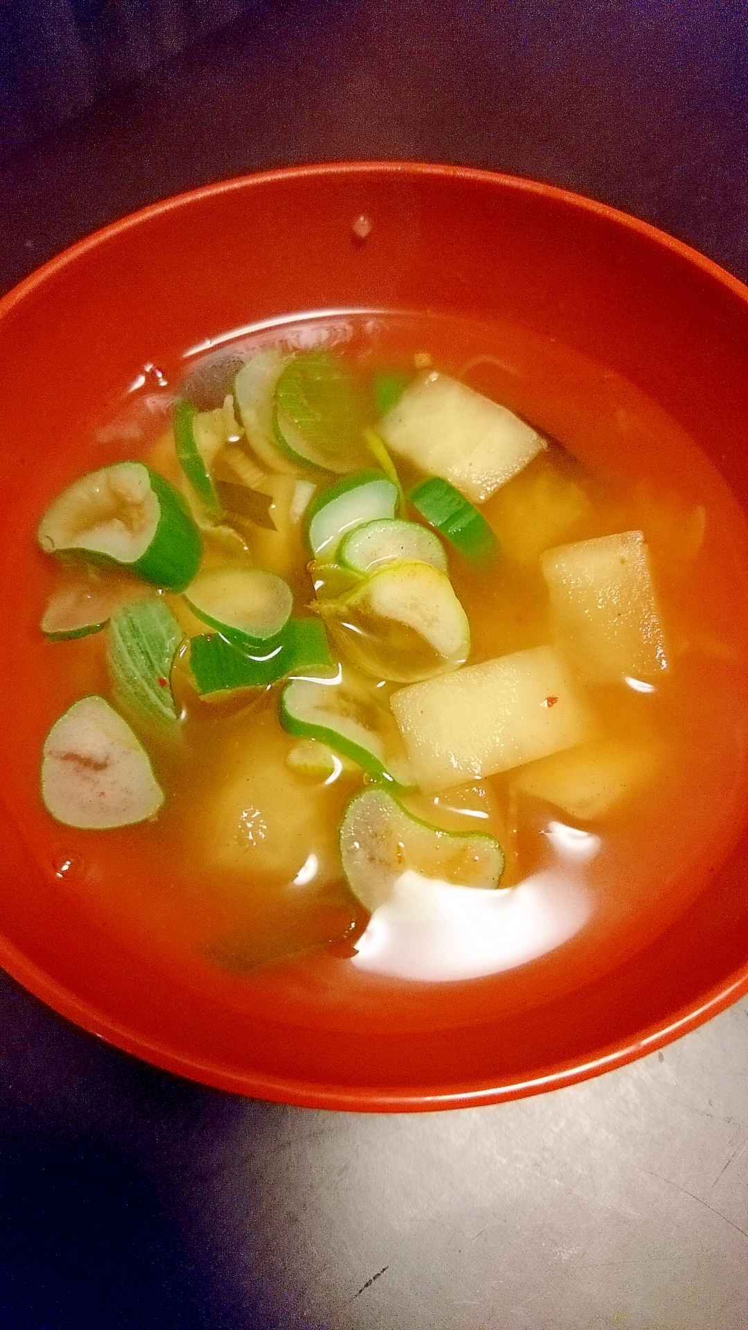 【冷凍野菜料理】冷凍里芋の味噌汁