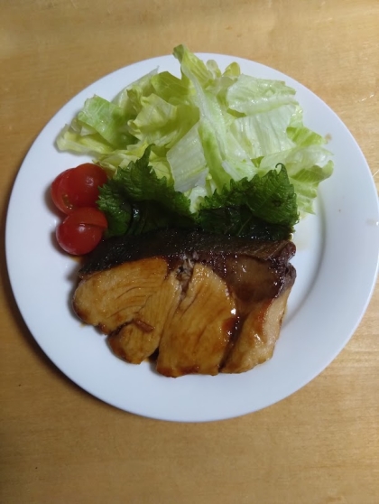 しっとり柔らか鰤(ぶり)の照り合わせ